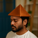 Copper Pyramid Head Cap for Meditation